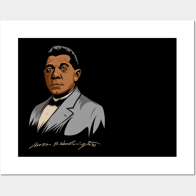 Booker T Washington Gift for Black History Month Wall Art by HistoryMakers